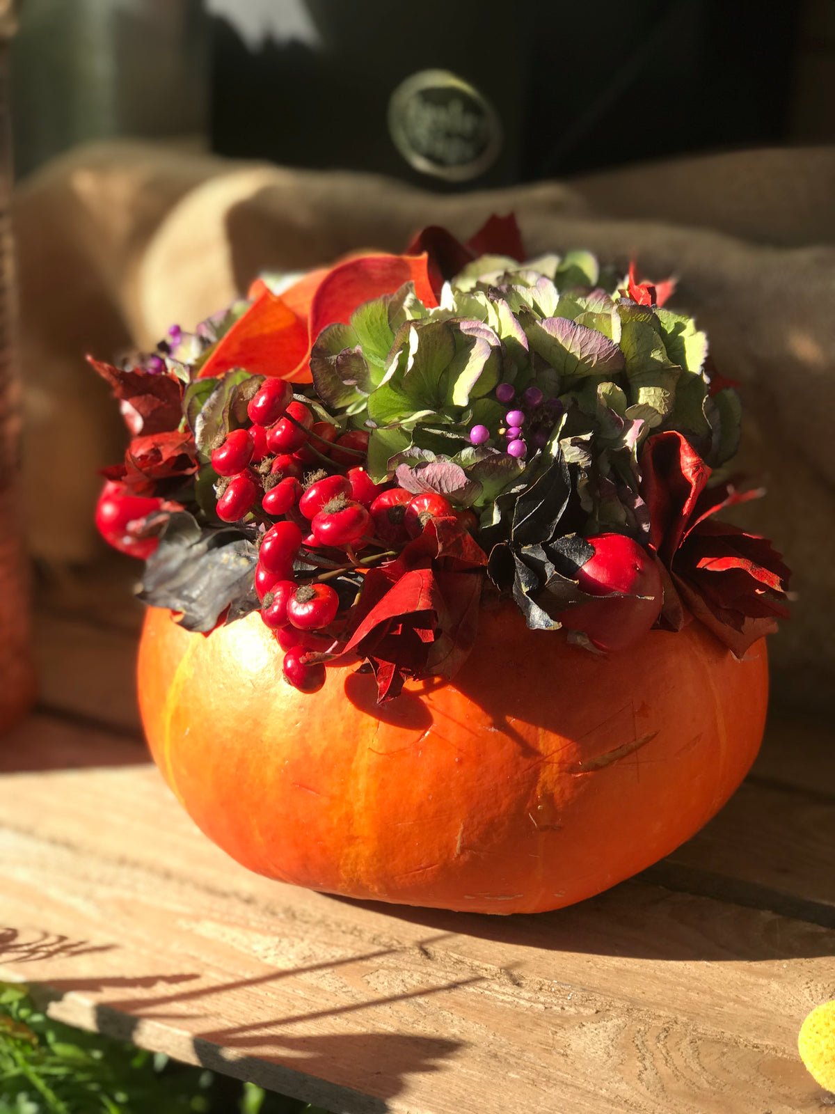 Autumn Pumpkin Floral Arrangement - 17th October 2026